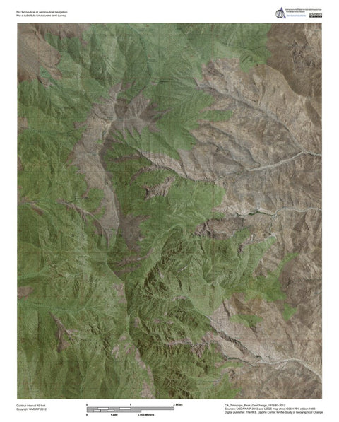 CA-Telescope Peak: GeoChange 1976-82-2012 Preview 1