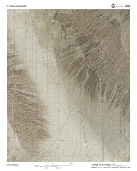 CA-Maturango Peak NE: GeoChange 1976-2012 Preview 1