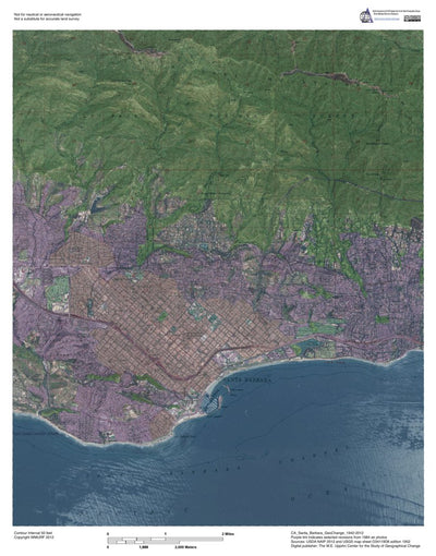 CA-Santa Barbara: GeoChange 1942-2012 Preview 1