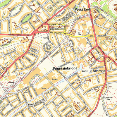 Edinburgh street map Preview 2