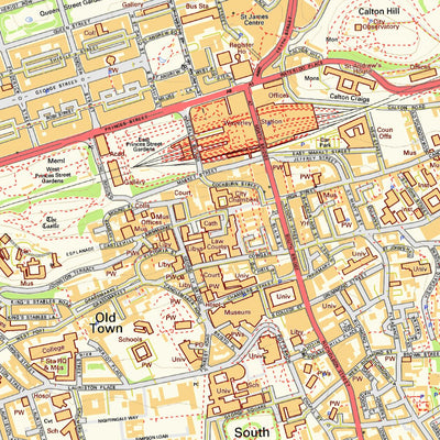 Edinburgh street map Preview 3