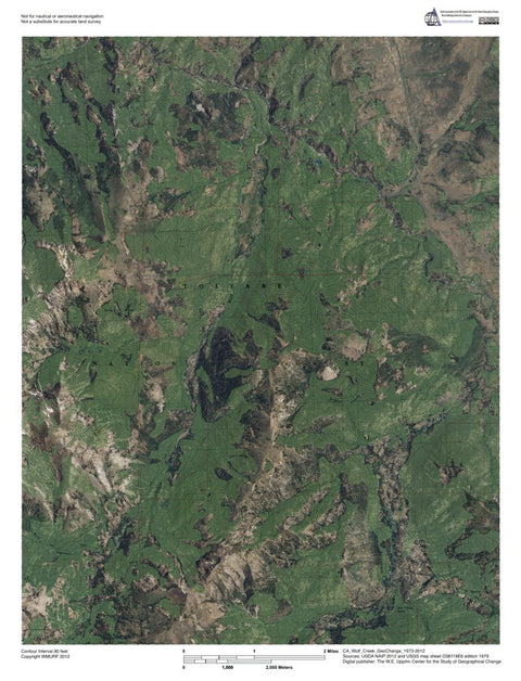 CA-Wolf Creek: GeoChange 1973-2012 Preview 1