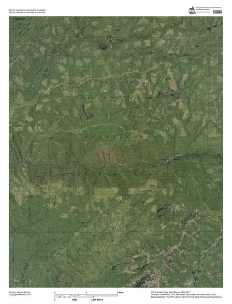 CA-Crandall Peak: GeoChange 1973-2012 Preview 1