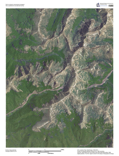 CO-Loveland Pass: GeoChange 1953-2012 Preview 1