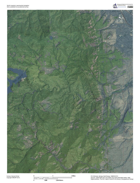 CO-Eldorado Springs: GeoChange 1988-90-2012 Preview 1