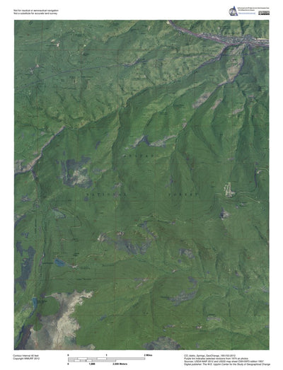 CO-Idaho Springs: GeoChange 1951-53-2012 Preview 1