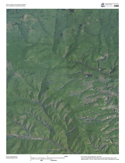 CO-Central City: GeoChange 1971-2012 Preview 1