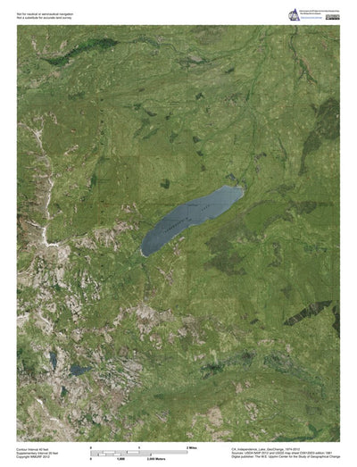 CA-Independence Lake: GeoChange 1974-2012 Preview 1