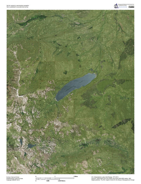 CA-Independence Lake: GeoChange 1974-2012 Preview 1