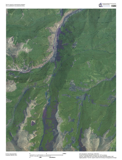 CO-Georgetown: GeoChange 1953-2012 Preview 1
