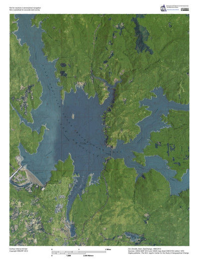 CA-Oroville Dam: GeoChange 1969-2012 Preview 1