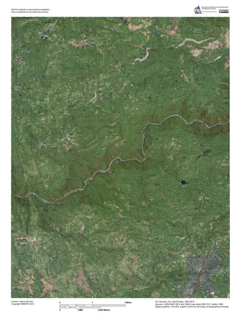 CA-Nevada City: GeoChange 1987-2012 Preview 1