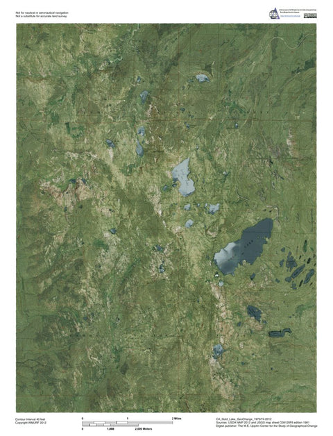 CA-Gold Lake: GeoChange 1973-74-2012 Preview 1