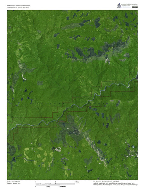 CA-Dogwood Peak: GeoChange 1973-2012 Preview 1