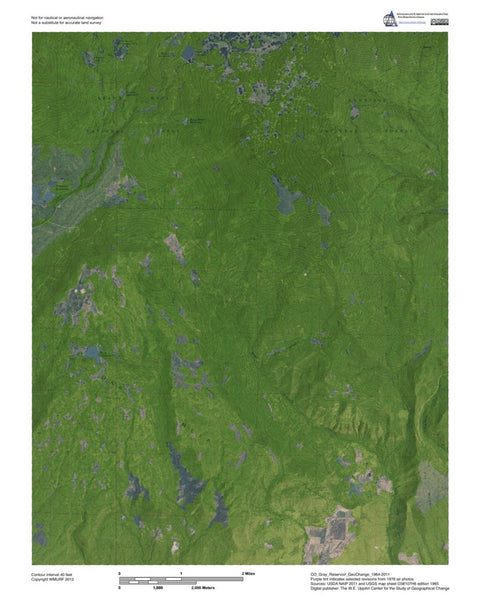 CO-Gray Reservoir: GeoChange 1964-2011 Preview 1