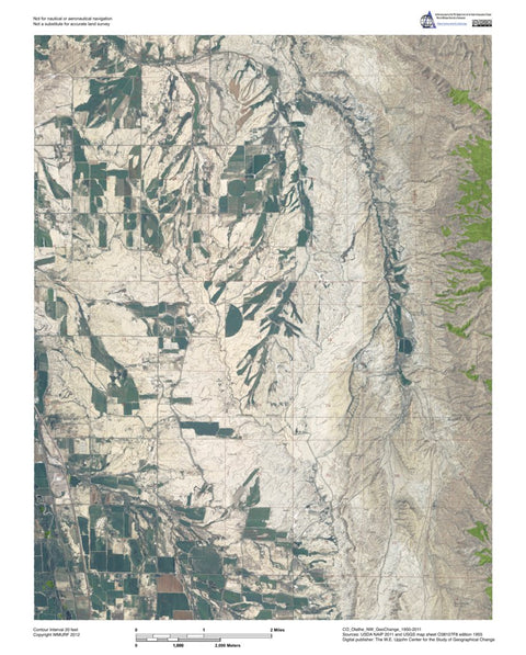 CO-Olathe NW: GeoChange 1950-2011 Preview 1