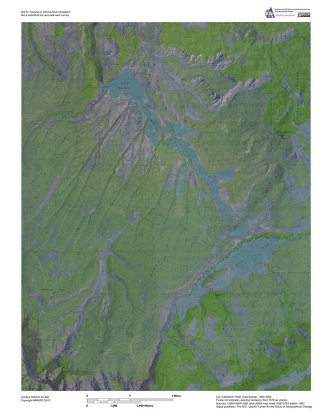 CO-Cathedral Peak: GeoChange 1955-2009 Preview 1