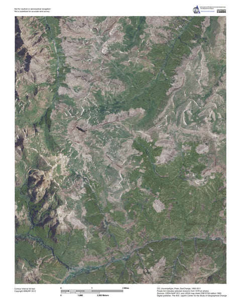 CO-Uncompahgre Peak: GeoChange 1962-2011 Preview 1