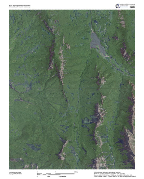 CO-Courthouse Mountain: GeoChange 1962-2011 Preview 1