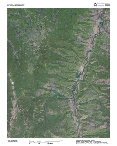 CO-Alpine Plateau: GeoChange 1962-2011 Preview 1