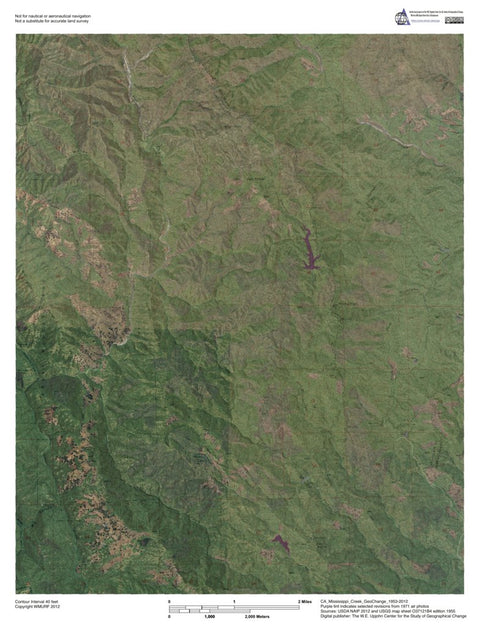 CA-Mississippi Creek: GeoChange 1953-2012 Preview 1