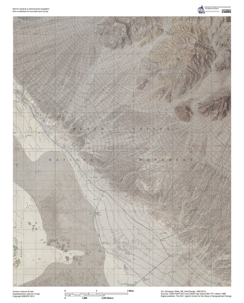 CA-Stovepipe Wells NE: GeoChange 1982-2012 Preview 1