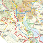 Pozsony áthajtási térkép, Bratislava transit map Preview 1
