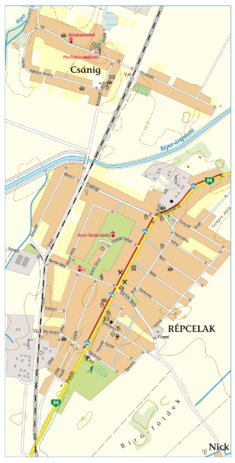 Répcelak city map, várostérkép Preview 1