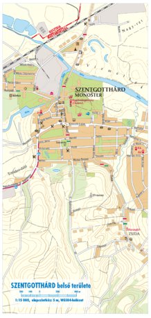Szentgotthárd city map, várostérkép Preview 1