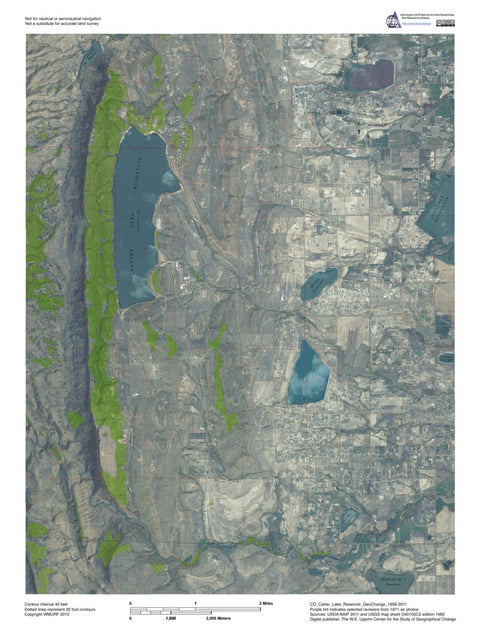 CO-Carter Lake Reservoir: GeoChange 1958-2011 Preview 1