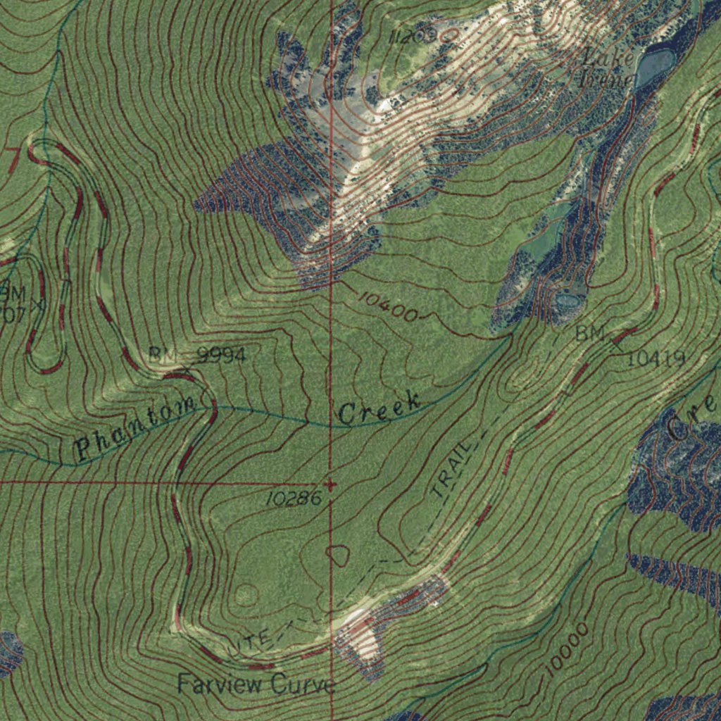CO-Fall River Pass: GeoChange 1953-2011 Map by Western Michigan ...