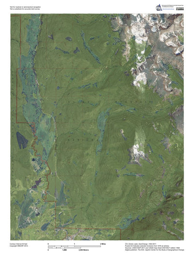 CO-Grand Lake: GeoChange 1953-2011 Preview 1