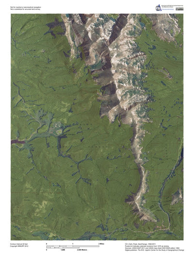 CO-Clark Peak: GeoChange 1958-2011 Preview 1