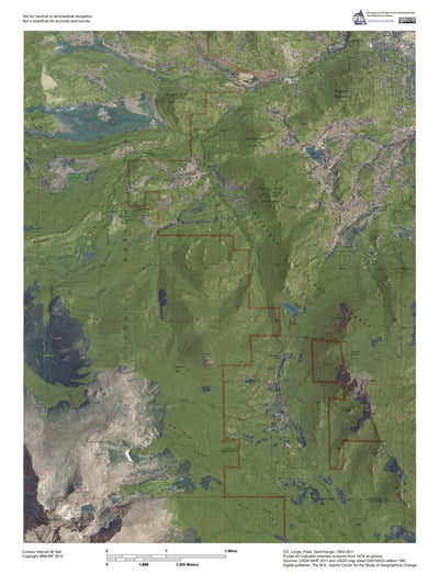 CO-Longs Peak: GeoChange 1953-2011 Preview 1