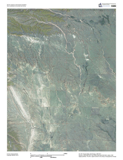 CO-WY-Round Butte: GeoChange 1966-2011 Preview 1