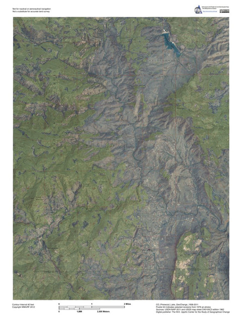 CO-Pinewood Lake: GeoChange 1958-2011 Preview 1