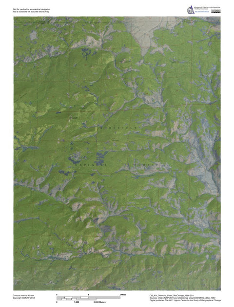 CO-WY-Diamond Peak: GeoChange 1966-2011 Preview 1