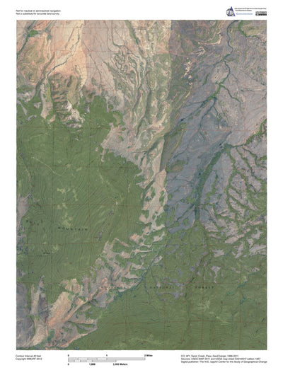 CO-WY-Sand Creek Pass: GeoChange 1966-2011 Preview 1