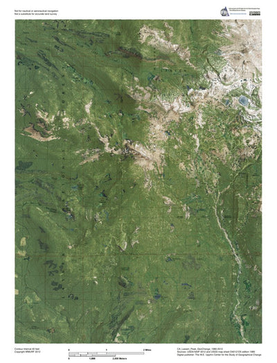CA-Lassen Peak: GeoChange 1980-2012 Preview 1