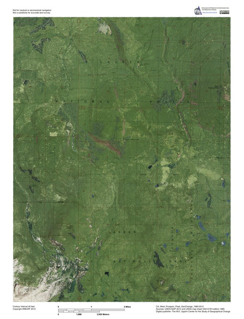 CA-West Prospect Peak: GeoChange 1980-2012 Preview 1
