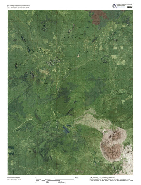 CA-Manzanita Lake: GeoChange 1980-2012 Preview 1