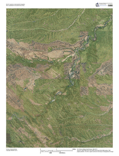 CA-Oxbow Bridge: GeoChange 1965-2012 Preview 1