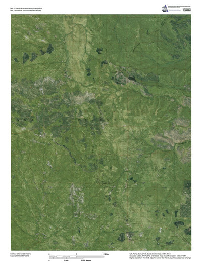 CA-Pony Buck Peak East: GeoChange 1981-2012 Preview 1