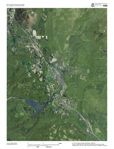 CA-City Of Mount Shasta: GeoChange 1983-2012 Preview 1