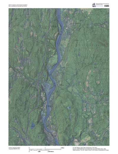 VT-NH-Bellows Falls West: GeoChange 1977-2012 Preview 1