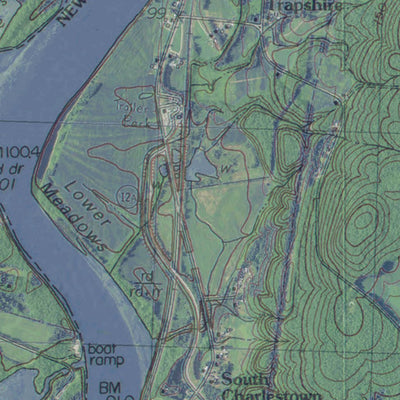 VT-NH-Bellows Falls West: GeoChange 1977-2012 Preview 2