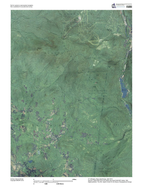 VT-Killington Peak: GeoChange 1957-2012 Preview 1