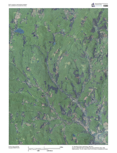 VT-Woodstock North: GeoChange 1965-2012 Preview 1