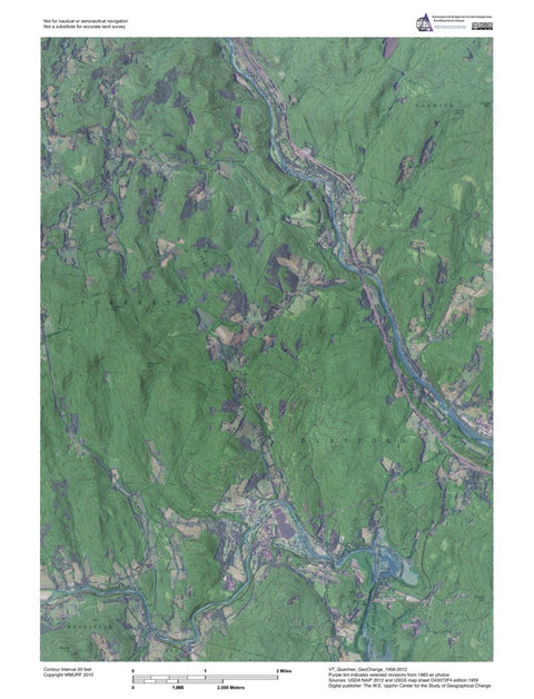 VT-Quechee: GeoChange 1956-2012 Preview 1