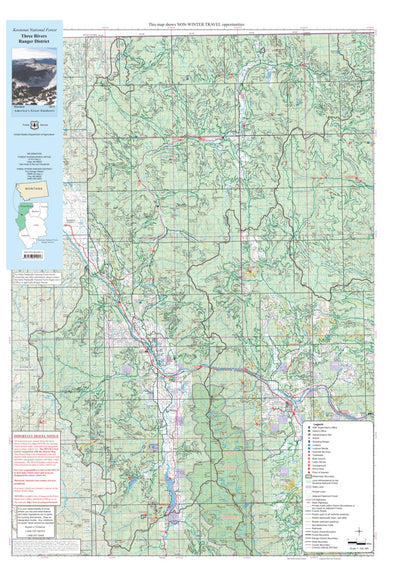 Kootenai NF District Map Three Rivers 2011 Preview 1
